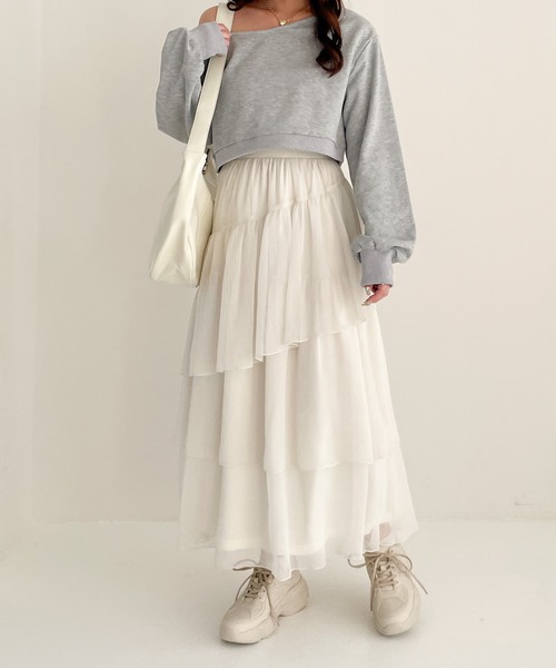 Heather イレヘムフリルスカート 楽天市場】【SALE／30%OFF】イレヘムフリルスカート Heather