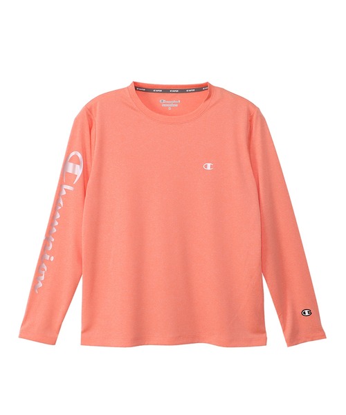 Champion(チャンピオン)の「【Champion/チャンピオン】レディース スポーツ ロングスリーブTシャツ(Tシャツ/カットソー・レディース・ブラック/グリーン/ホワイト/オレンジ・LARGE/MEDIUM)」の4枚目の写真
