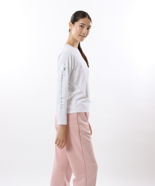 Champion(チャンピオン)の「【Champion/チャンピオン】レディース スポーツ ロングスリーブTシャツ(Tシャツ/カットソー・レディース・ブラック/グリーン/ホワイト/オレンジ・LARGE/MEDIUM)」の7枚目の写真