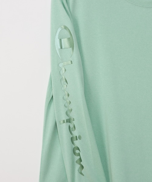 Champion(チャンピオン)の「【Champion/チャンピオン】レディース スポーツ ロングスリーブTシャツ(Tシャツ/カットソー・レディース・ブラック/グリーン/ホワイト/オレンジ・LARGE/MEDIUM)」の16枚目の写真