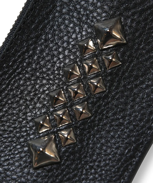 CALEE（キャリー）の「CALEE/キャリー STUDS LEATHER MULTI CASE