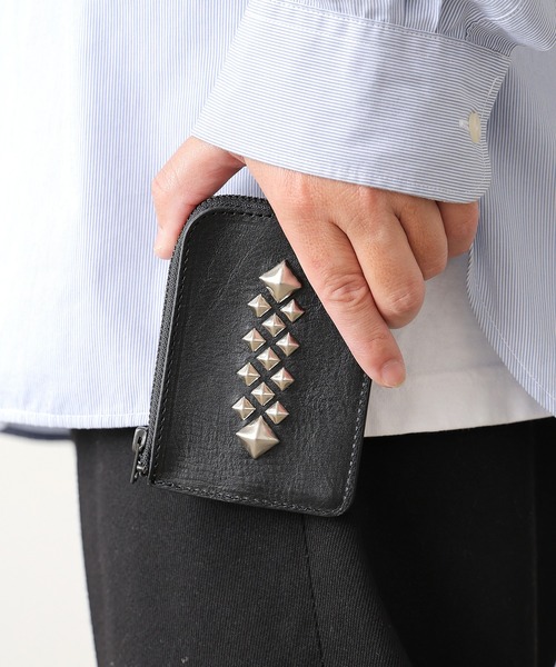 CALEE（キャリー）の「CALEE/キャリー STUDS LEATHER MULTI CASE