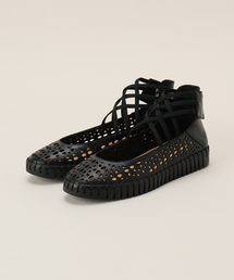 U by SPICK&SPAN | 【Mollini/モリーニ】 カットワークレースアップバレエ(バレエシューズ)