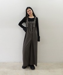 CORNERS | フロントZIPサロペット(サロペット/オーバーオール)