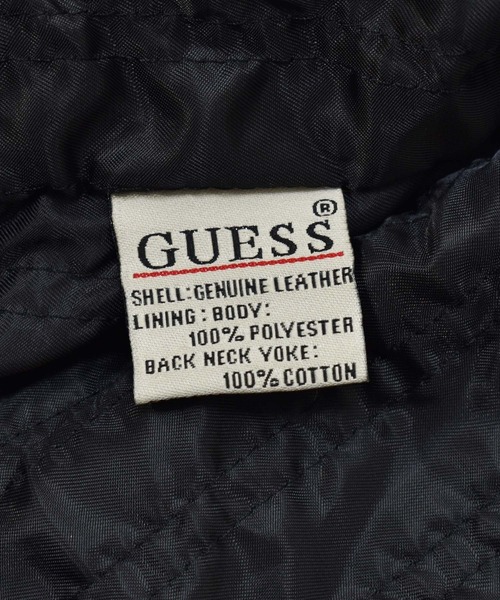 Guess（ゲス）の「【ヴィンテージ古着】90's GUESS/ゲス シングルライダース レザージャケット 中綿入り（ライダースジャケット・メンズ・ブラック・MEDIUM）」の14枚目の写真