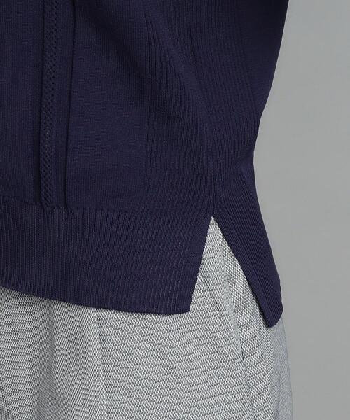 adabat（アダバット）の「◆【手洗い可】Vネック ニットベスト（ベスト・レディース・ネイビー/ホワイト・38/40/42）」の20枚目の写真