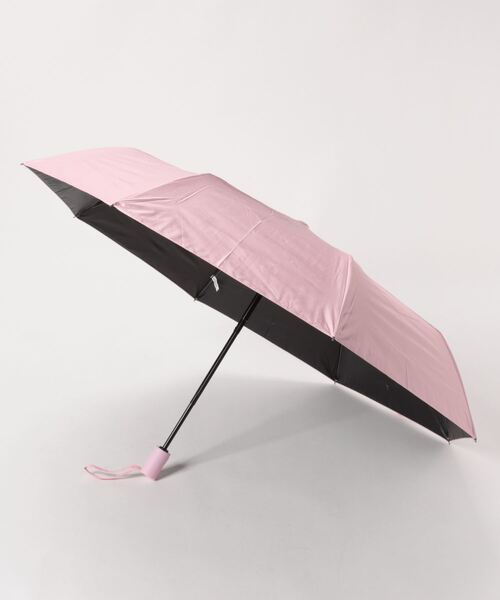 LUON（ルオン）の「LUON/【晴雨兼用】 ワンタッチ 自動開閉 軽量 カラー 折りたたみ傘（折りたたみ傘・レディース・ピンク/グリーン/ブラック/アイボリー/ブルー・FREE）」の5枚目の写真