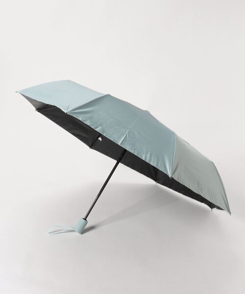 LUON（ルオン）の「LUON/【晴雨兼用】 ワンタッチ 自動開閉 軽量 カラー 折りたたみ傘（折りたたみ傘・レディース・ピンク/グリーン/ブラック/アイボリー/ブルー・FREE）」の4枚目の写真