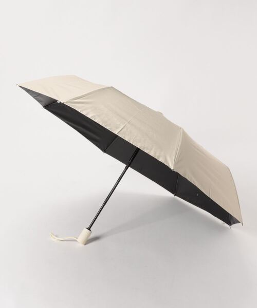 LUON（ルオン）の「LUON/【晴雨兼用】 ワンタッチ 自動開閉 軽量 カラー 折りたたみ傘（折りたたみ傘・レディース・ピンク/グリーン/ブラック/アイボリー/ブルー・FREE）」の2枚目の写真
