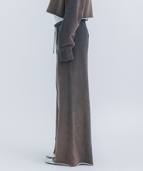 STUDIOUS（ステュディオス）の「【STUDIOUS/ステュディオス】ヴィンテージスウェットトラウザーパンツ（その他パンツ・レディース・ダークグレー・FREE）」の4枚目の写真