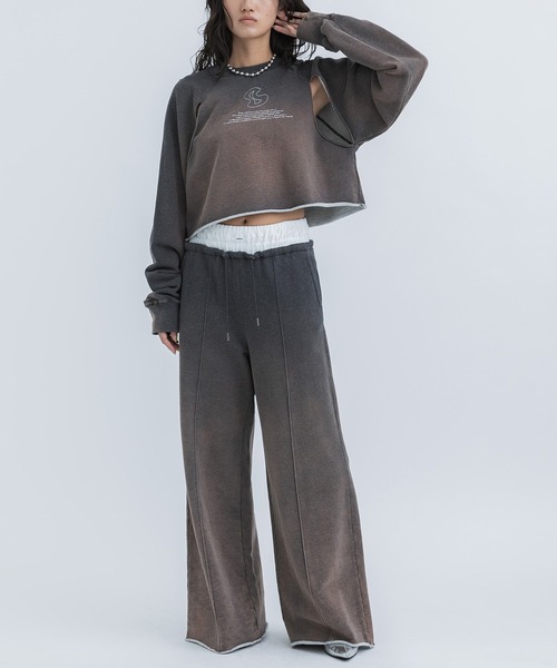 STUDIOUS（ステュディオス）の「【STUDIOUS/ステュディオス】ヴィンテージスウェットトラウザーパンツ（その他パンツ・レディース・ダークグレー・FREE）」の17枚目の写真