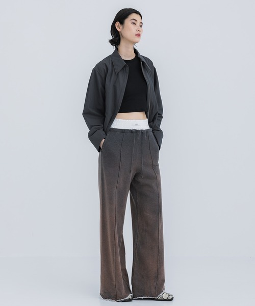 STUDIOUS（ステュディオス）の「【STUDIOUS/ステュディオス】ヴィンテージスウェットトラウザーパンツ（その他パンツ・レディース・ダークグレー・FREE）」の9枚目の写真