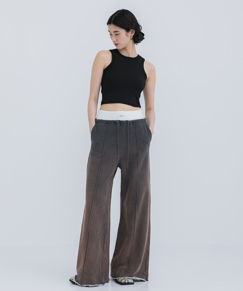 STUDIOUS（ステュディオス）の「【STUDIOUS/ステュディオス】ヴィンテージスウェットトラウザーパンツ（その他パンツ・レディース・ダークグレー・FREE）」の8枚目の写真