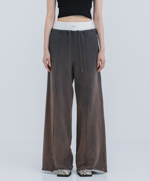 STUDIOUS（ステュディオス）の「【STUDIOUS/ステュディオス】ヴィンテージスウェットトラウザーパンツ（その他パンツ・レディース・ダークグレー・FREE）」の10枚目の写真