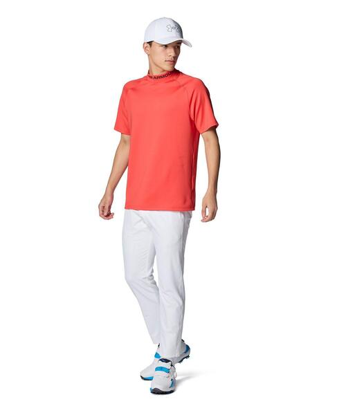 UNDER ARMOUR ゴルフシャツ L6 オレンジ葉柄 UNDER ARMOUR ゴルフシャツ L6 オレンジ葉柄 - メルカリ