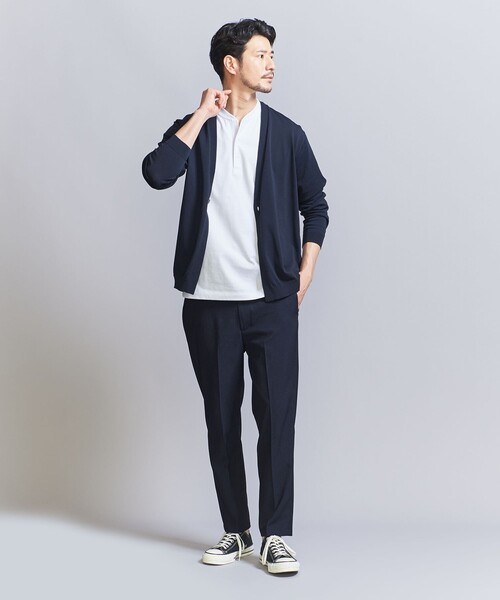 BEAUTY&YOUTH UNITED ARROWS(ビューティーアンドユースユナイテッドアローズ)の「【WEB限定 WARDROBE SMART】マシーンウォッシュ 1B カーディガン【抗菌・防臭】(カーディガン/ボレロ・メンズ・ブラック/ネイビー/ベージュ・XL/L/M/S)」の18枚目の写真