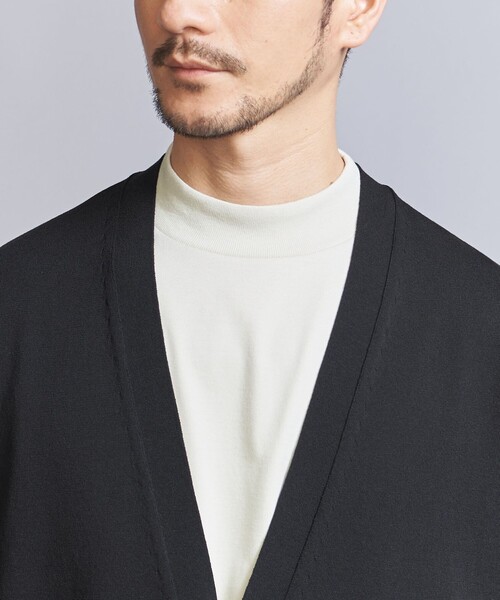 BEAUTY&YOUTH UNITED ARROWS(ビューティーアンドユースユナイテッドアローズ)の「【WEB限定 WARDROBE SMART】マシーンウォッシュ 1B カーディガン【抗菌・防臭】(カーディガン/ボレロ・メンズ・ブラック/ネイビー/ベージュ・XL/L/M/S)」の22枚目の写真