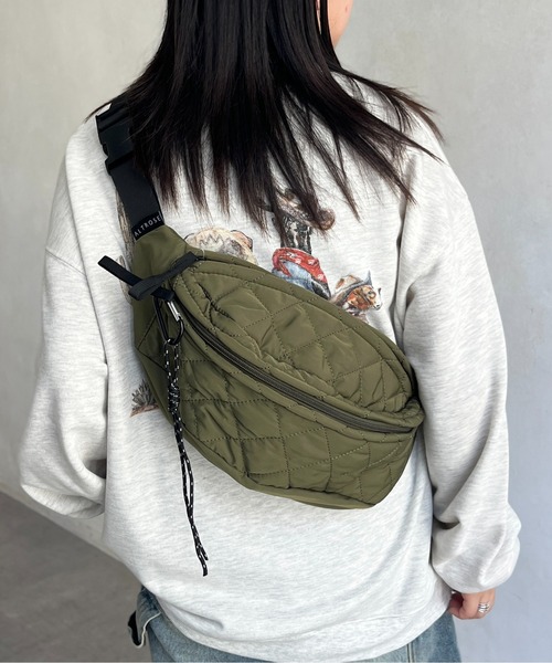 CPCM(シーピーシーエム)の「ナイロンボディバッグ(ボディバッグ/ウエストポーチ・レディース・アイボリー/ブラック/グレー/シルバー/シルバー系その他/グリーン系その他/ホワイト系その他/ブラック系その他/ブラック系その他2/ブラック系その他3・FREE)」の8枚目の写真