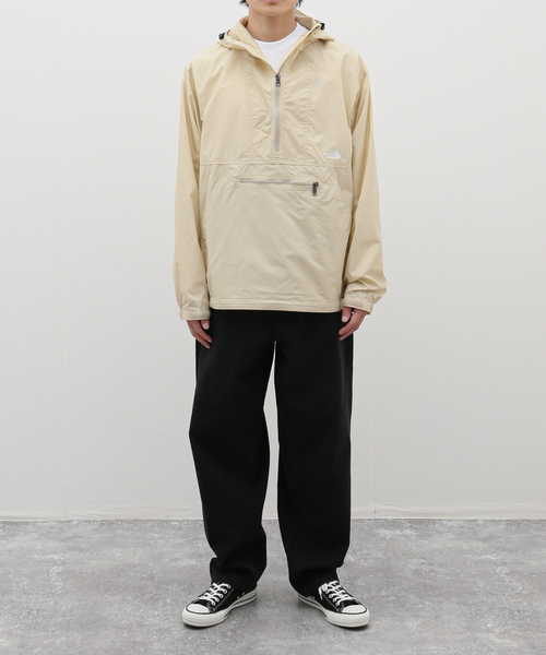 THE NORTH FACE(ザノースフェイス)の「《WEB限定》【THE NORTH FACE / ザ ノースフェイス】Compact Anorak(マウンテンパーカー・メンズ・ブラック/ベージュ・MEDIUM/LARGE/X-LARGE)」の7枚目の写真