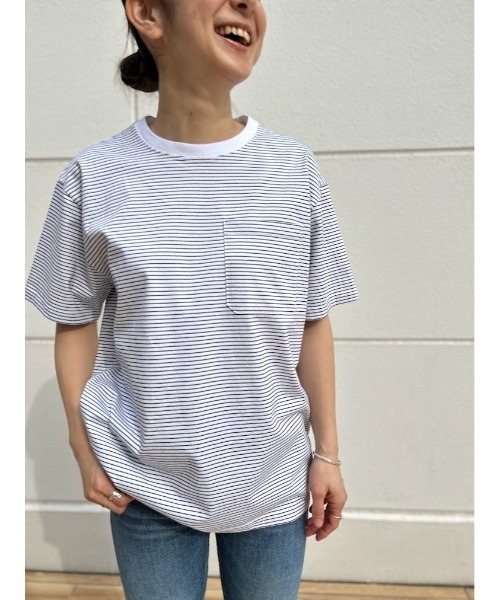 GORDON MILLER（ゴードンミラー） ボーダーポケットTee 003（Tシャツ/カットソー）｜GORDON MILLER（ゴードンミラー）