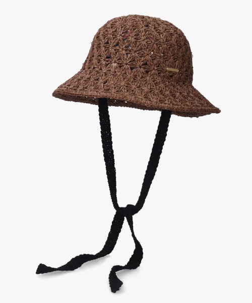 kaorinomori（カオリノモリ）の「kaorinomori ローハット フルー / カオリノモリ（ハット・レディース・ベージュ/ピンク/ブラウン・M/57.5cm）」の9枚目の写真