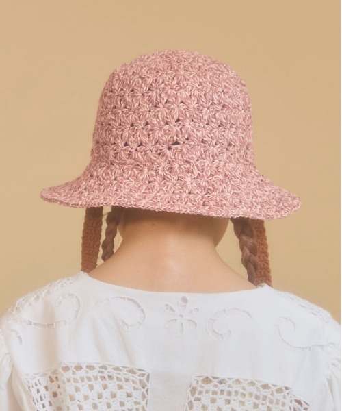 kaorinomori（カオリノモリ）の「kaorinomori ローハット フルー / カオリノモリ（ハット・レディース・ベージュ/ピンク/ブラウン・M/57.5cm）」の22枚目の写真