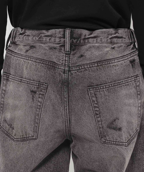 RAGEBLUE（レイジブルー）の「ダメージルーズフィットストレートデニムパンツ（デニムパンツ・メンズ・グレー/ブルー・MEDIUM/LARGE）」の6枚目の写真