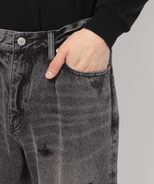 RAGEBLUE（レイジブルー）の「ダメージルーズフィットストレートデニムパンツ（デニムパンツ・メンズ・グレー/ブルー・MEDIUM/LARGE）」の9枚目の写真