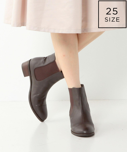 ODETTE E ODILE(オデットエオディール)の「【WEB限定】O サイドゴア ショートブーツ40●↑(ブーツ・レディース・ブラック/ダークブラウン/その他1・25cm/22cm/23cm/22.5cm/24.5cm/24cm/23.5cm)」の2枚目の写真