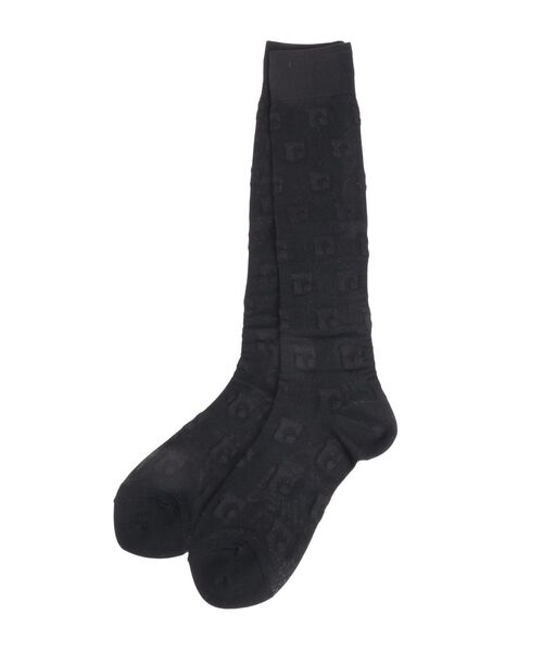 EMODA（エモダ）の「SHEER LOGO SOX（ソックス/靴下・レディース・ブラック・FREE）」の2枚目の写真