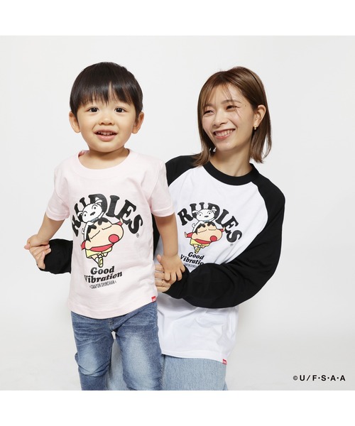 RUDIE'SxCRAYON SHINCHAN AIRPLANE KIDS TEE/ ルーディーズ