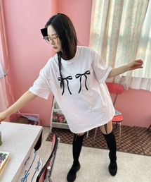 ipugo/イプゴ リボンビッグT 秋物 秋服 2026年秋冬