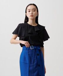 UNITED TOKYO | フレアアシメケープブラウス(シャツ/ブラウス)
