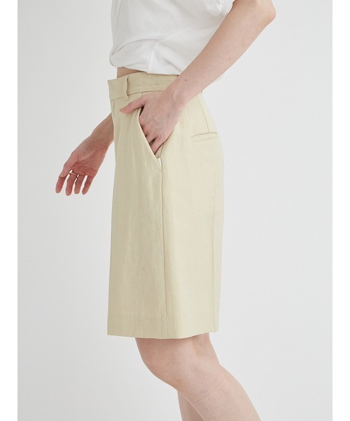 emmi(エミ)の「センタープレスUVカットハーフパンツ(その他パンツ・レディース・ブラック/イエロー・0/1)」の6枚目の写真