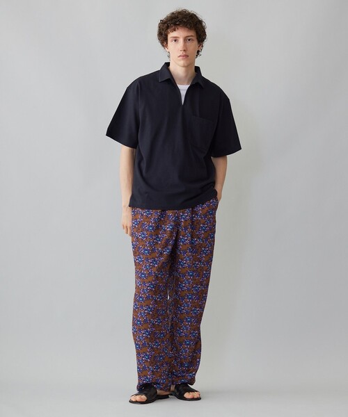 UNFILO(アンフィーロ)の「PLAX カノコ ポロシャツ(Tシャツ/カットソー・メンズ・スモーキーグリーン系/ネイビー系・SMALL/MEDIUM/LARGE/X-LARGE)」の3枚目の写真