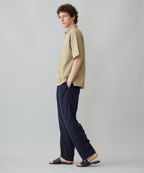 UNFILO(アンフィーロ)の「PLAX カノコ ポロシャツ(Tシャツ/カットソー・メンズ・スモーキーグリーン系/ネイビー系・SMALL/MEDIUM/LARGE/X-LARGE)」の5枚目の写真