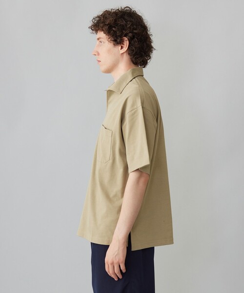 UNFILO(アンフィーロ)の「PLAX カノコ ポロシャツ(Tシャツ/カットソー・メンズ・スモーキーグリーン系/ネイビー系・SMALL/MEDIUM/LARGE/X-LARGE)」の8枚目の写真