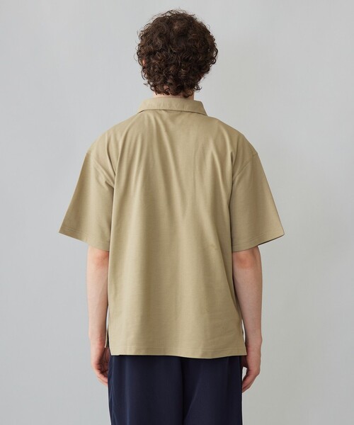 UNFILO(アンフィーロ)の「PLAX カノコ ポロシャツ(Tシャツ/カットソー・メンズ・スモーキーグリーン系/ネイビー系・SMALL/MEDIUM/LARGE/X-LARGE)」の9枚目の写真
