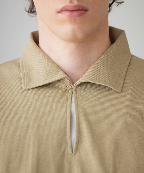 UNFILO(アンフィーロ)の「PLAX カノコ ポロシャツ(Tシャツ/カットソー・メンズ・スモーキーグリーン系/ネイビー系・SMALL/MEDIUM/LARGE/X-LARGE)」の10枚目の写真
