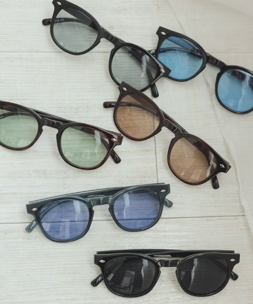 DONOBAN（ドノバン）の「【UVカット率 99％以上】 ボスリントン カラーサングラス（サングラス・レディース・パープル/ライトグリーン/スモーク/ブルー/ライトブラウン/グレー系その他・FREE）」の13枚目の写真