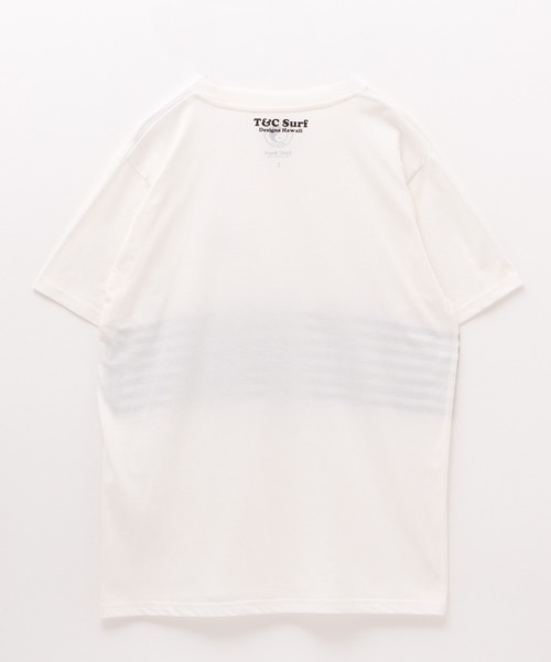 T&C(タウン&カントリー)の「T&C Surf Designs チェストボーダーSST(Tシャツ/カットソー・メンズ・ホワイト/スミクロ・S/M/L/XL)」の4枚目の写真