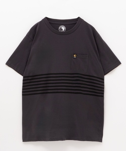 T&C(タウン&カントリー)の「T&C Surf Designs チェストボーダーSST(Tシャツ/カットソー・メンズ・ホワイト/スミクロ・S/M/L/XL)」の6枚目の写真