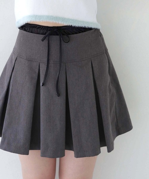 nomnom（ノムノム）の「【nomnom】ダブルウエストレイヤードペチパンツ（その他パンツ・レディース・ピンク/ブラック/サックスブルー/オフホワイト・FREE）」の13枚目の写真