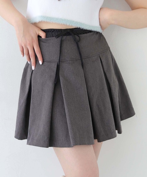 nomnom（ノムノム）の「【nomnom】ダブルウエストレイヤードペチパンツ（その他パンツ・レディース・ピンク/ブラック/サックスブルー/オフホワイト・FREE）」の14枚目の写真