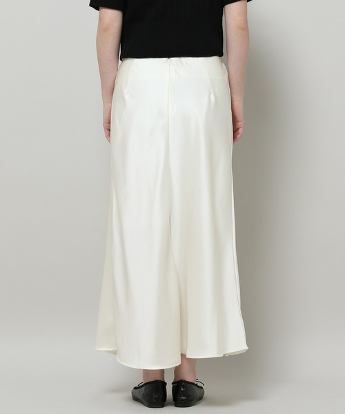 3.3 Field Trip （3.3フィールドトリップ）の「3.3 Field Trip／サテンスカート 2114008（スカート・レディース・クリーム/ブラック・MEDIUM）」の16枚目の写真