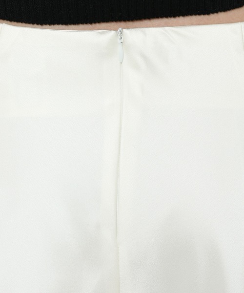 3.3 Field Trip （3.3フィールドトリップ）の「3.3 Field Trip／サテンスカート 2114008（スカート・レディース・クリーム/ブラック・MEDIUM）」の18枚目の写真