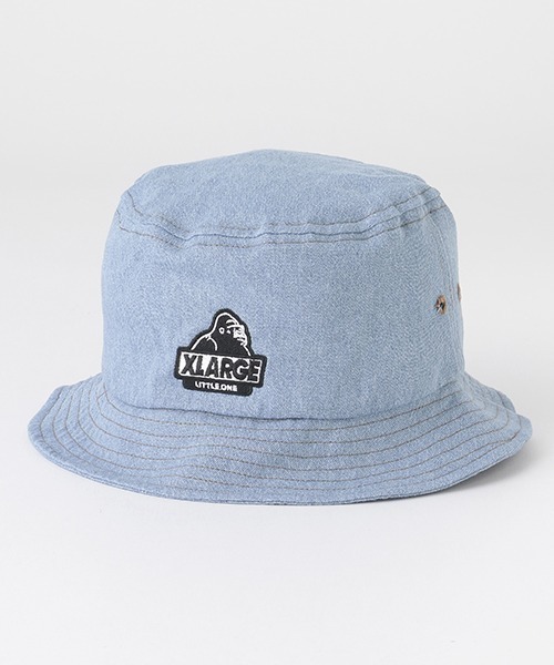 XLARGE KIDS（エクストララージキッズ）の「スランテッドOGゴリラデニムハット（ハット・キッズ・ブルー/ライトブルー・S(48-52cm)/M(52-56cm)）」の15枚目の写真