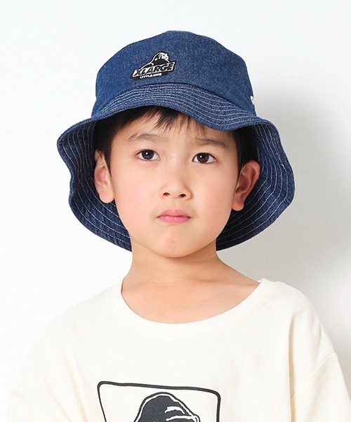 XLARGE KIDS（エクストララージキッズ）の「スランテッドOGゴリラデニムハット（ハット・キッズ・ブルー/ライトブルー・S(48-52cm)/M(52-56cm)）」の6枚目の写真
