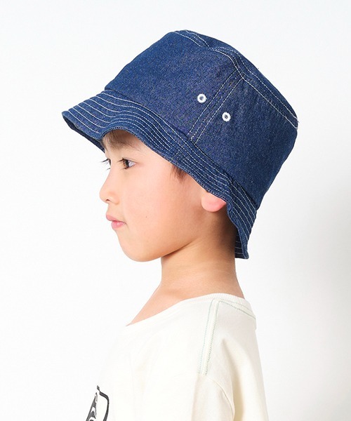 XLARGE KIDS（エクストララージキッズ）の「スランテッドOGゴリラデニムハット（ハット・キッズ・ブルー/ライトブルー・S(48-52cm)/M(52-56cm)）」の8枚目の写真