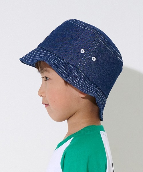 XLARGE KIDS（エクストララージキッズ）の「スランテッドOGゴリラデニムハット（ハット・キッズ・ブルー/ライトブルー・S(48-52cm)/M(52-56cm)）」の12枚目の写真